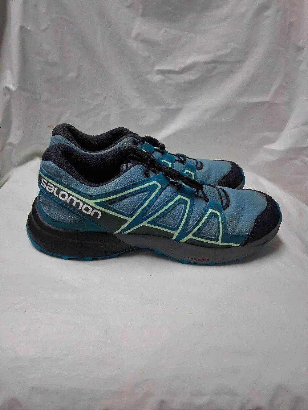 Salomon Speedcross Women's Teal Trail Running Sneakers Size 6 Preowned